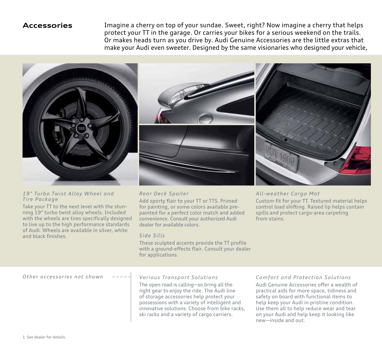 2012 Audi TT Brochure Page 2